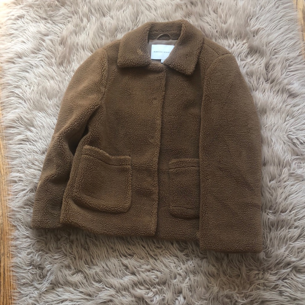 Rebecca Minkoff Brown Puffer Jacket